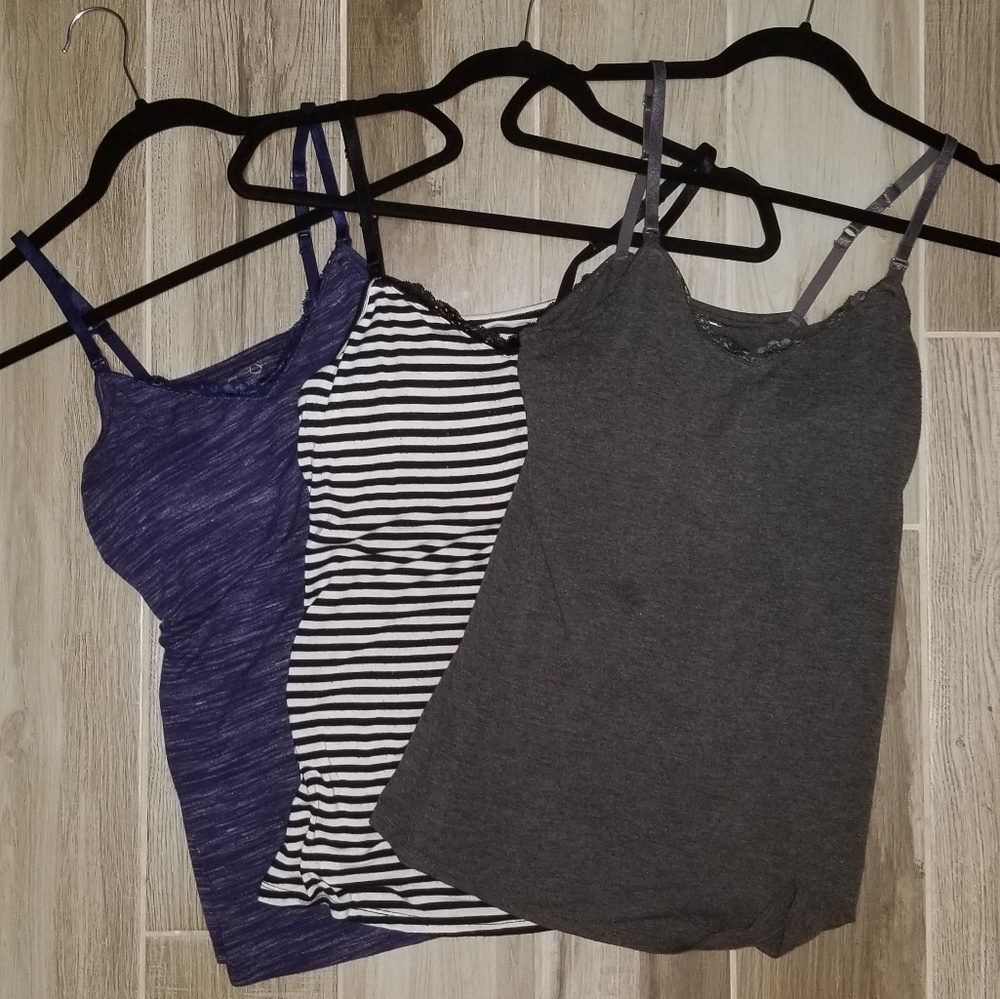 Bundle of 3 Jessica Simpson nursing tanks